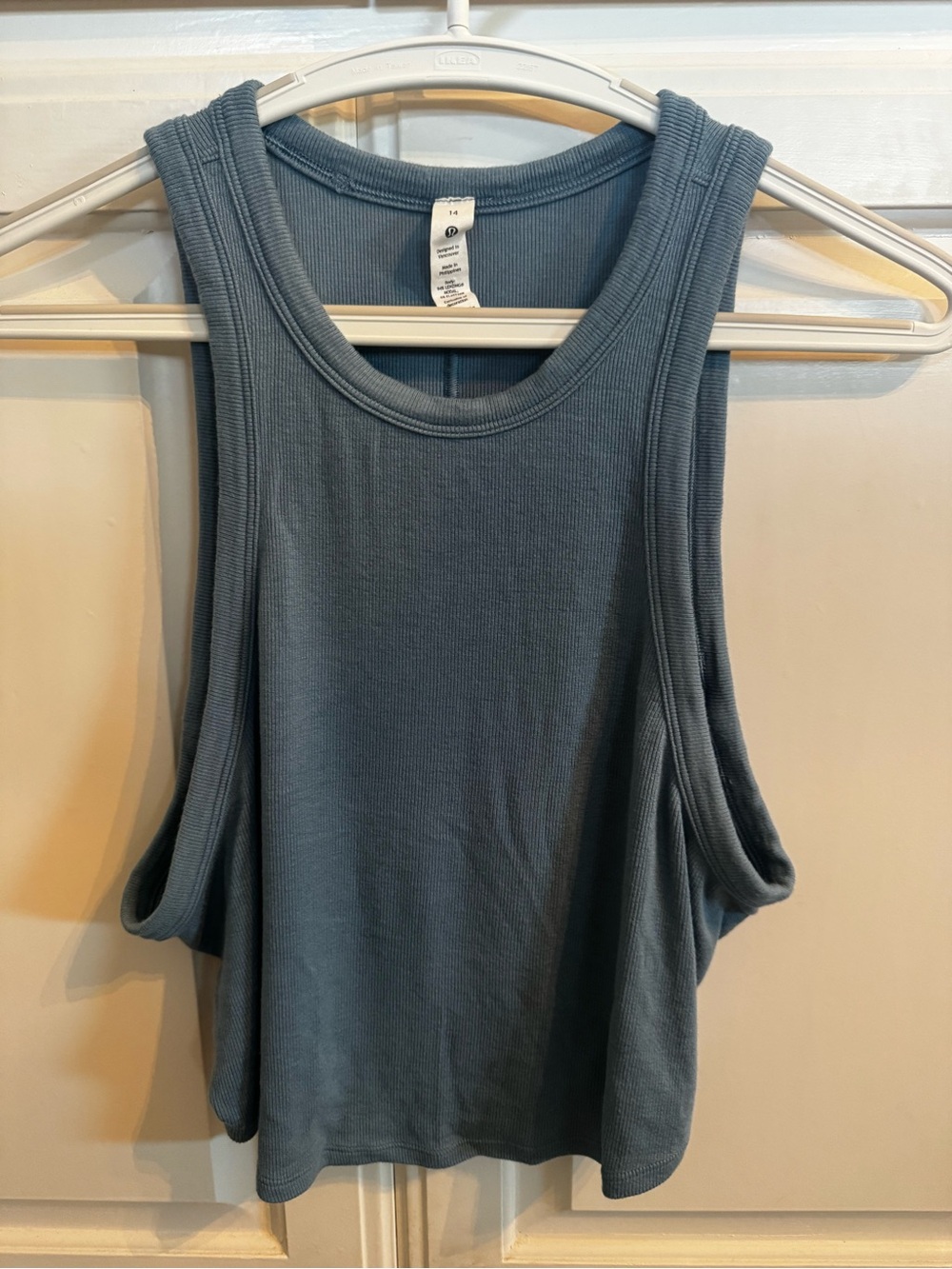 lululemon athletica Ribbed Racerback Tank - Slate Blue